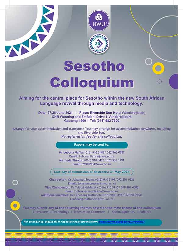 sesotho colloquim