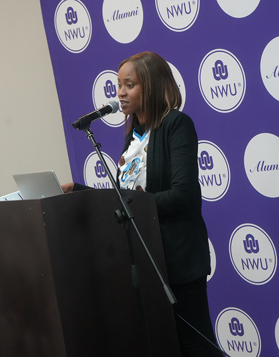 Dr Olivia Nthoi Unopa Nthoi from the Jwaneng Desert Bush Walk Initiative