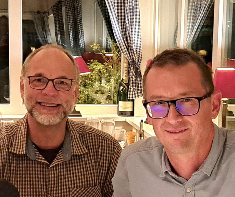 Prof. Brian Harvey and Prof. Stanislav Gobec