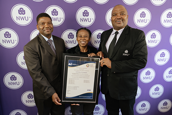 NWU earns Platinum certification for global grant management standards