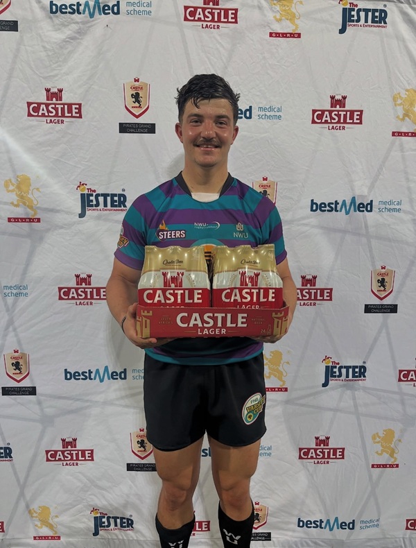 Castle Lager Grand Challenge Man of the Match Divan du Toit 