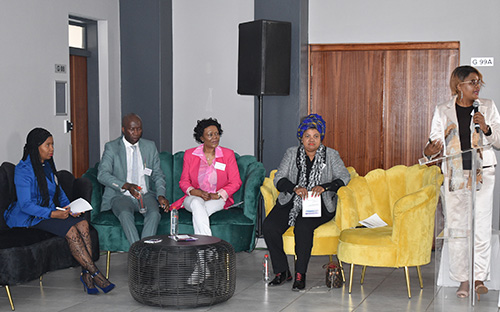 The panellists engage with the audience during the Multilingual Symposium.