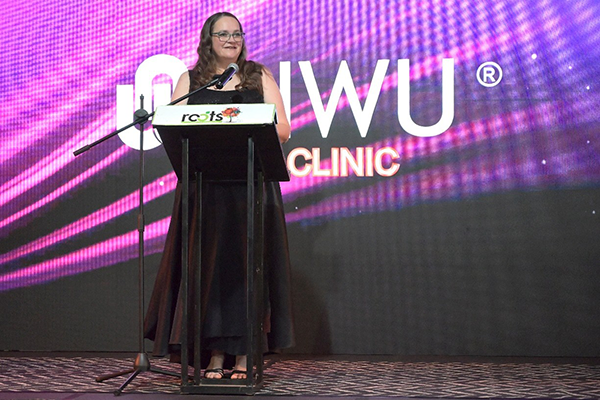 Chrisna Nicholson, director of the NWU Potchefstroom Law Clinic, made the welcome address at its 45th anniversary gala dinner.