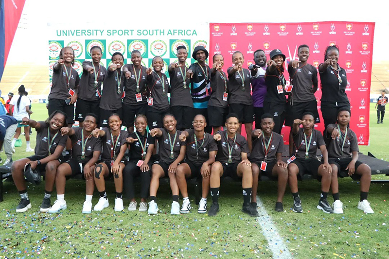 Ladies football team qualifies for Varsity Football tournament