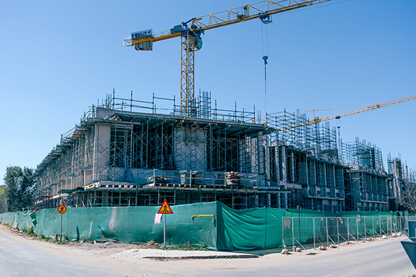 Construction of the Desmond Tutu School of Medicine is progressing on the North-West University’s Potchefstroom Campus