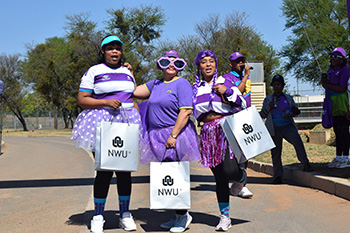 Purple Walk on the NWU Mahikeng Campus