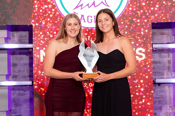 Amy Ackerman and Ané Janse van Vuuren shared the Senior Sportwomen of the Year trophy.